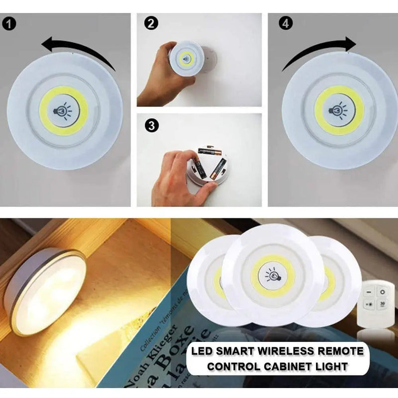 luces LED adhesivas set x3 FK23D-45