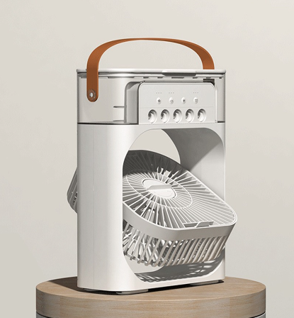 mini ventilador con aire acondicionado