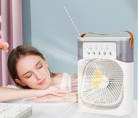 mini ventilador con aire acondicionado